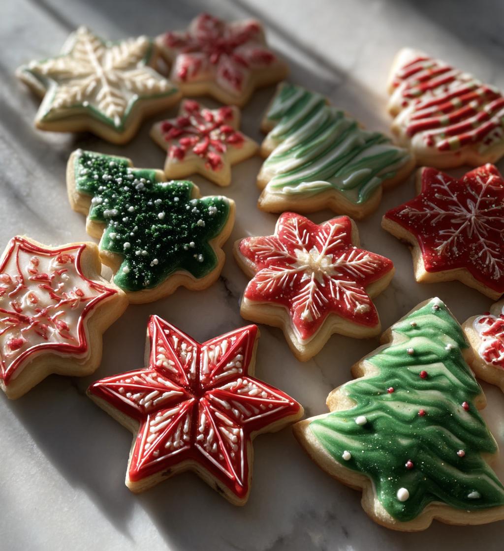 royal icing christmas cookies