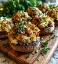 sausage stuffed mushrooms