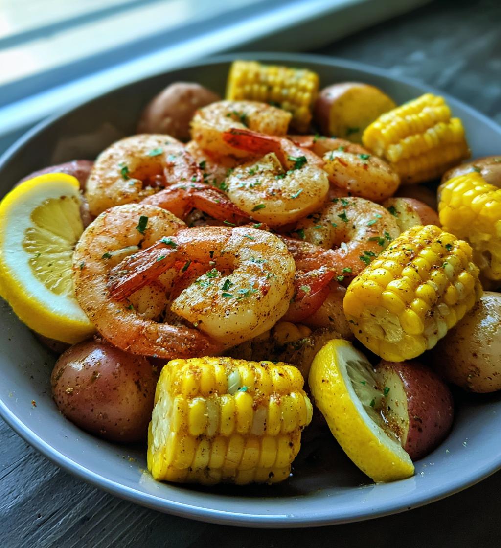 slow cooker shrimp boil