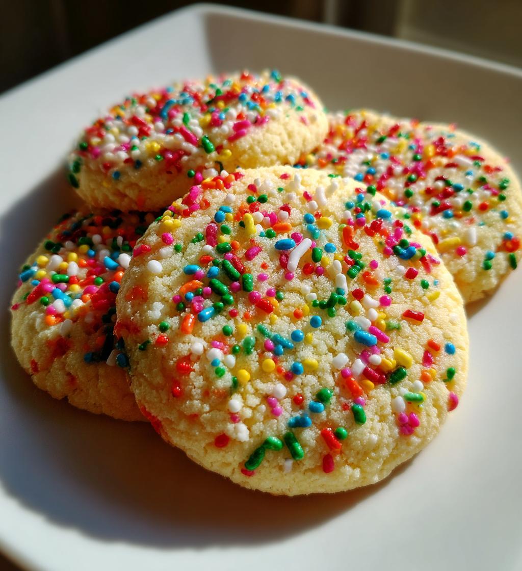 sprinkle sugar cookies