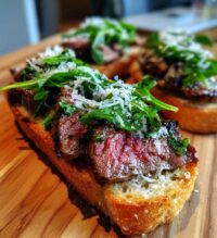 steak crostini