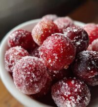 sugared cranberries