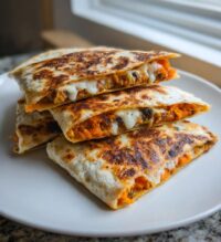 sweet potato black bean quesadillas
