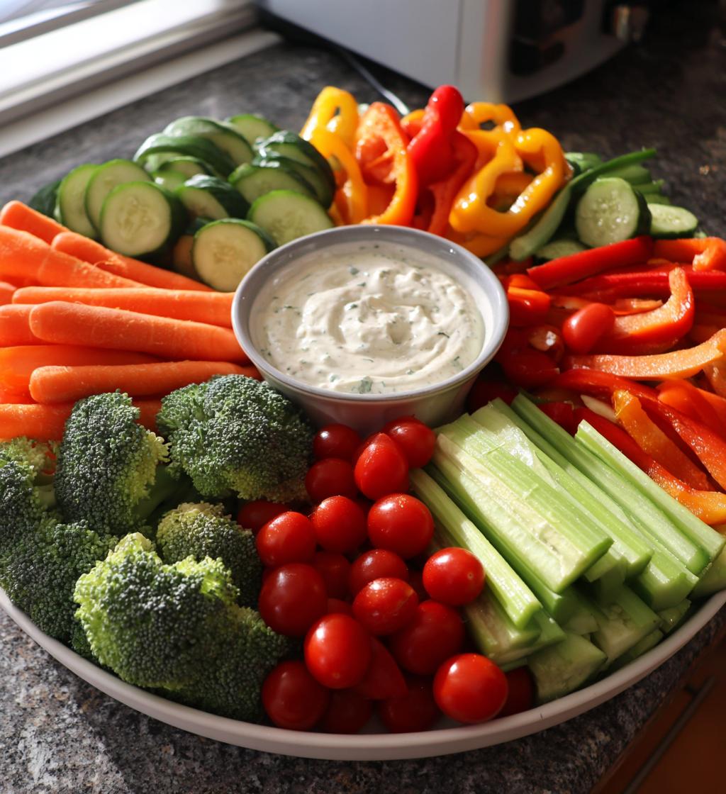thanksgiving vegetable tray