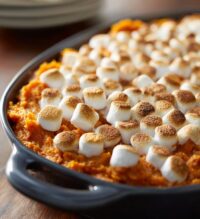 thanksgiving yams marshmallows