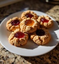 thumb print cookies recipes christmas