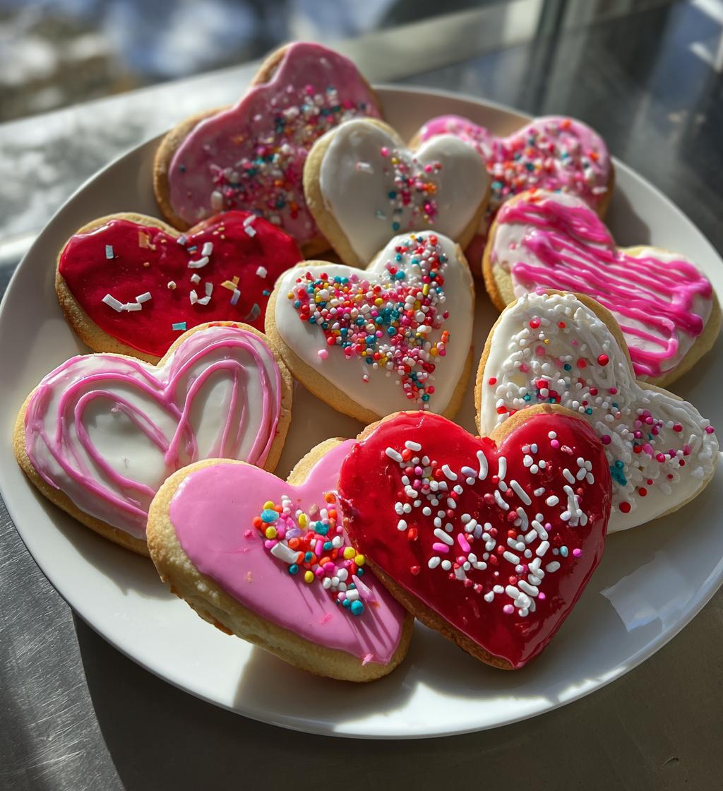 valentines cookies decorated ideas