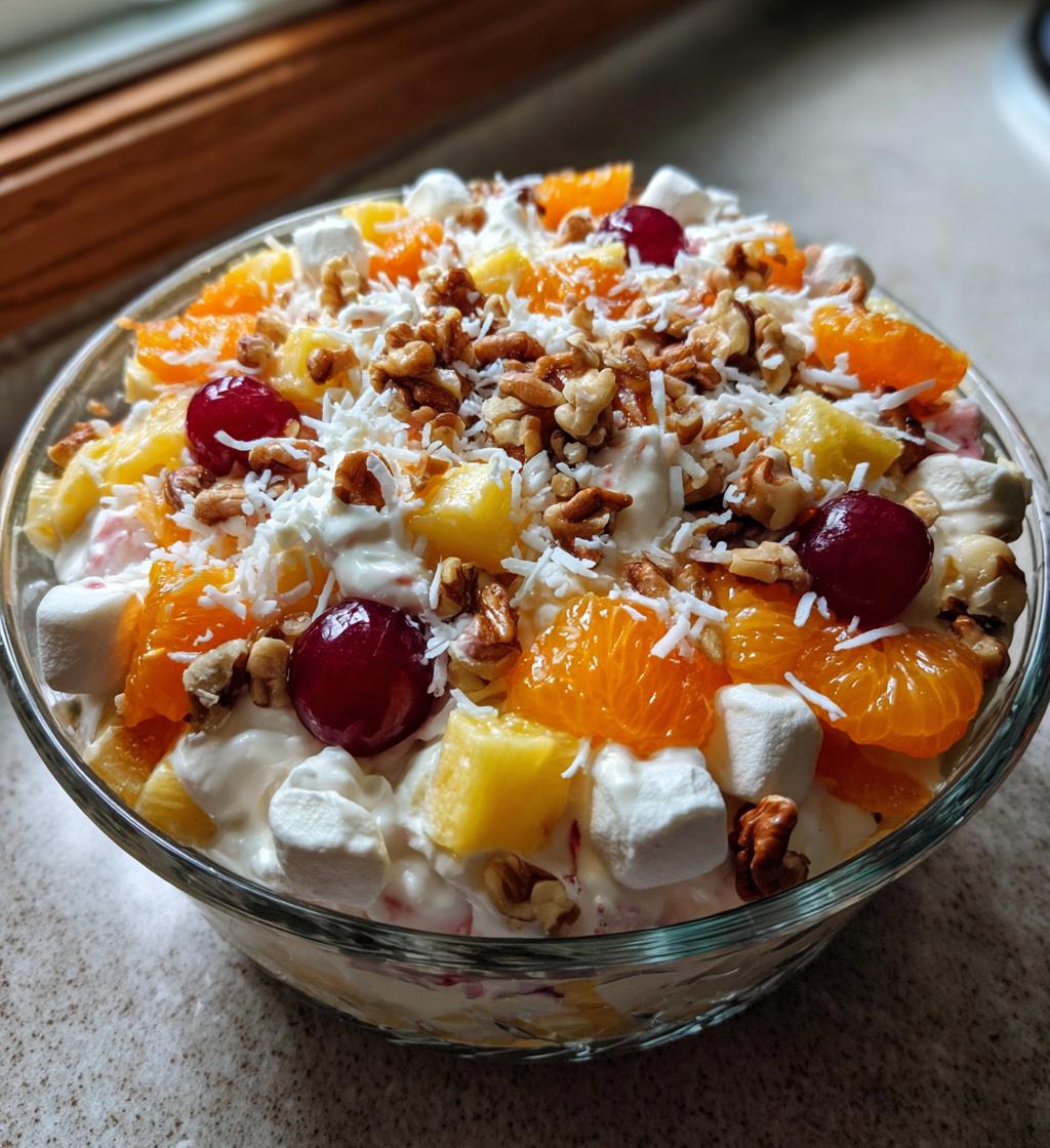 ambrosia fruit salad with cool whip