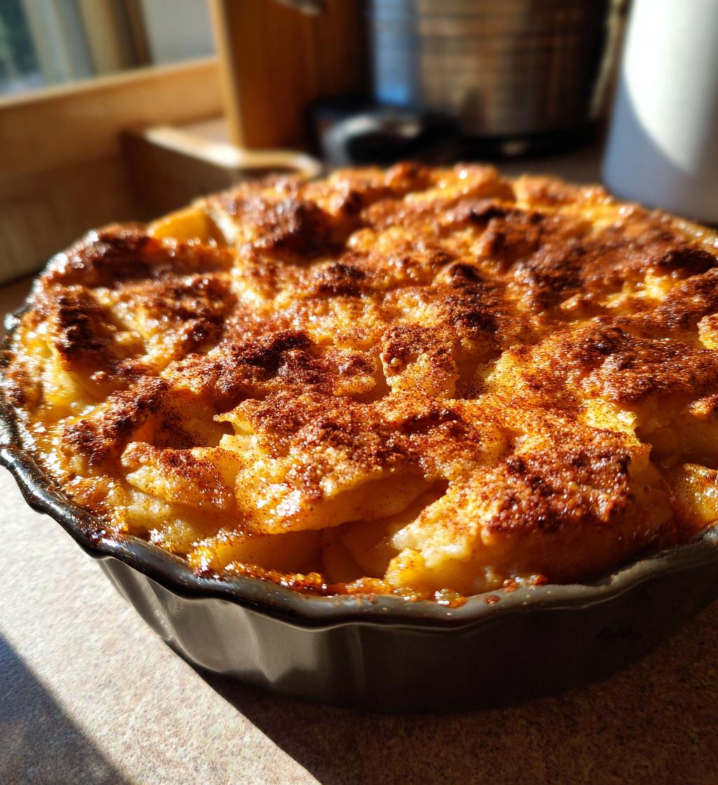 apple snickerdoodle cobbler