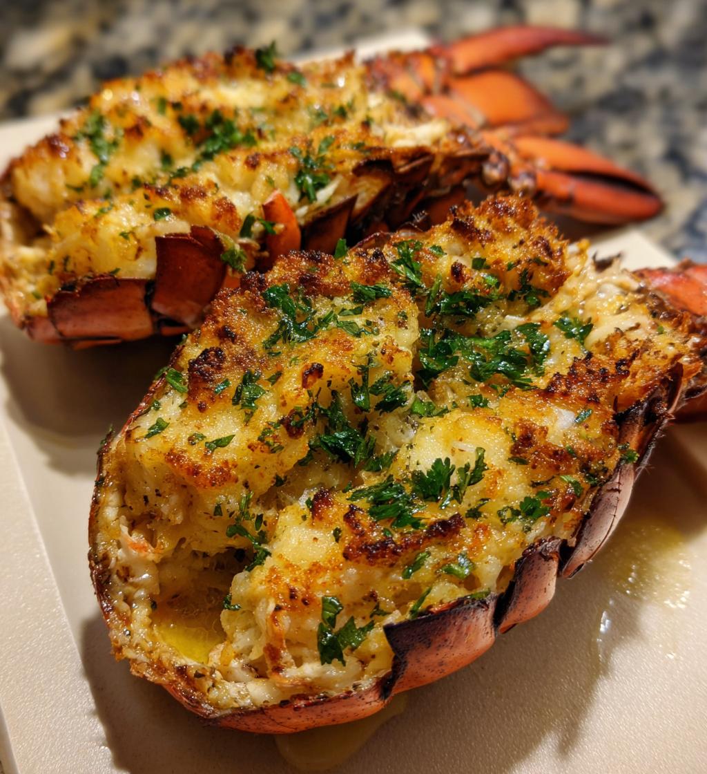 baked stuffed lobster