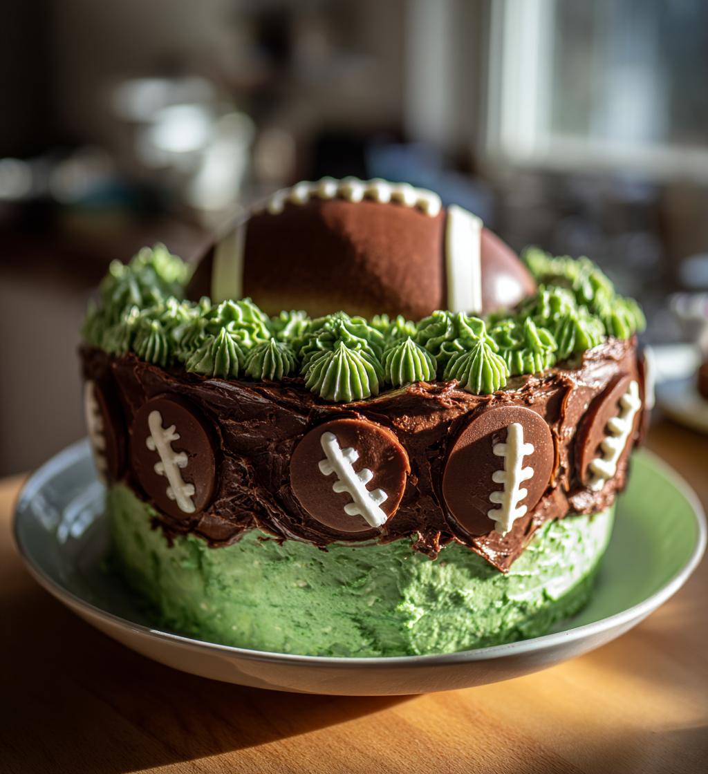 birthday cake football