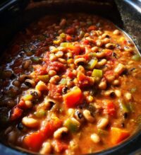 black eyed pea chili crock pot