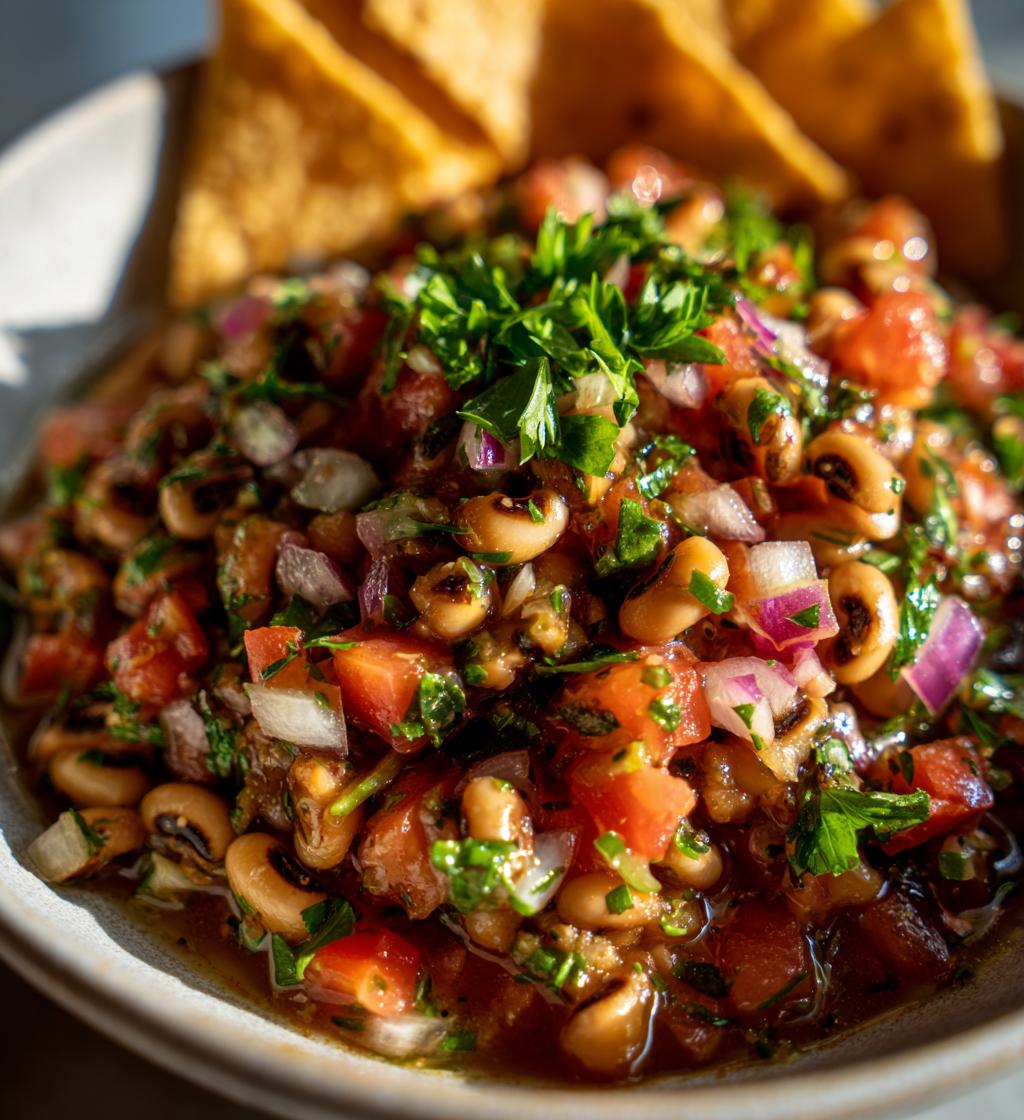 black eyed pea dip with italian dressing