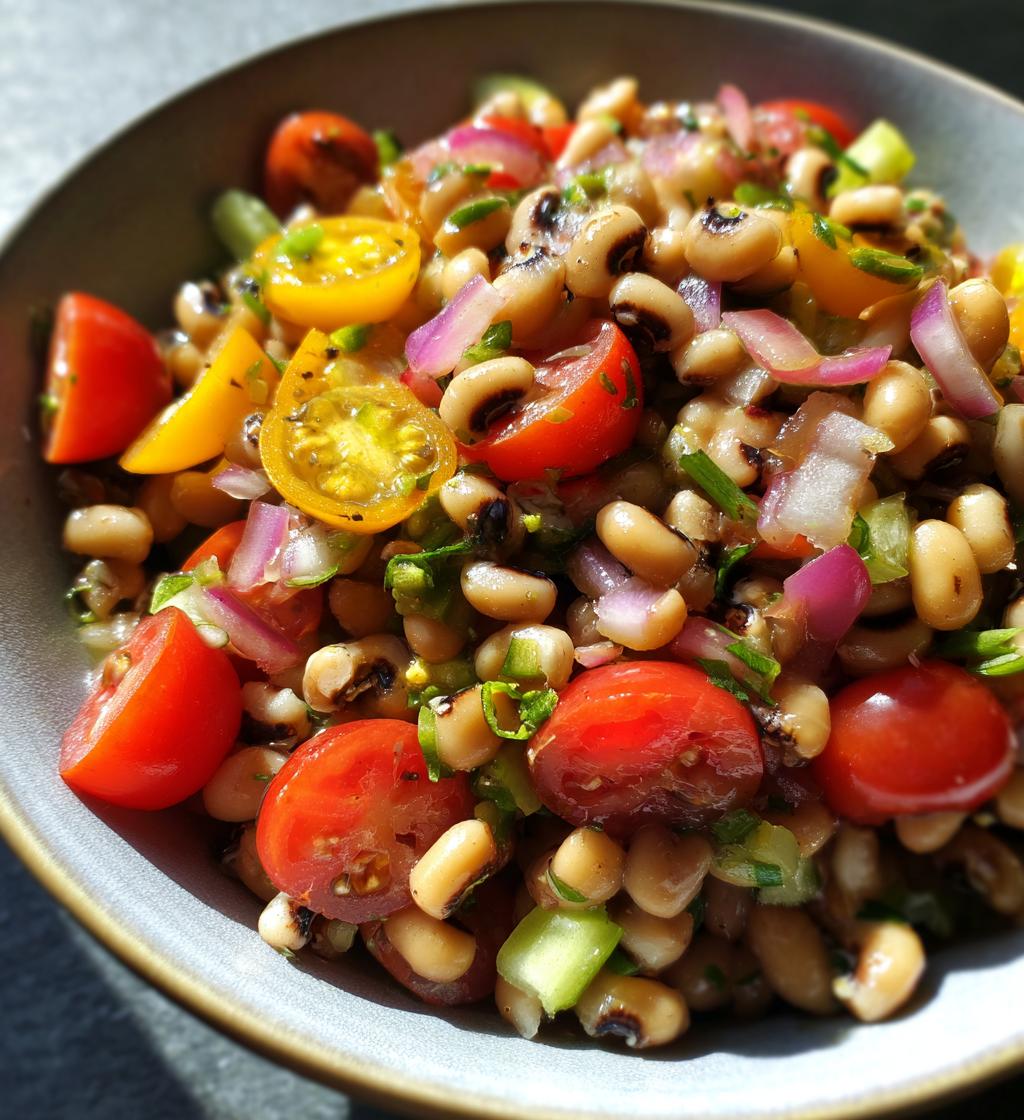 black eyed pea salad with italian dressing