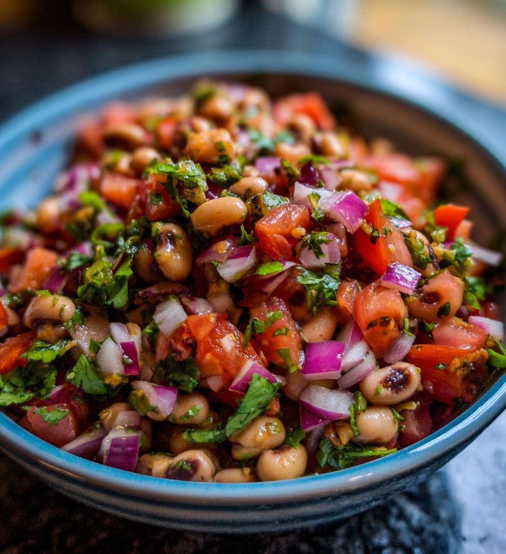 black eyed pea salsa dips