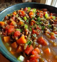 black eyed pea vegetable soup
