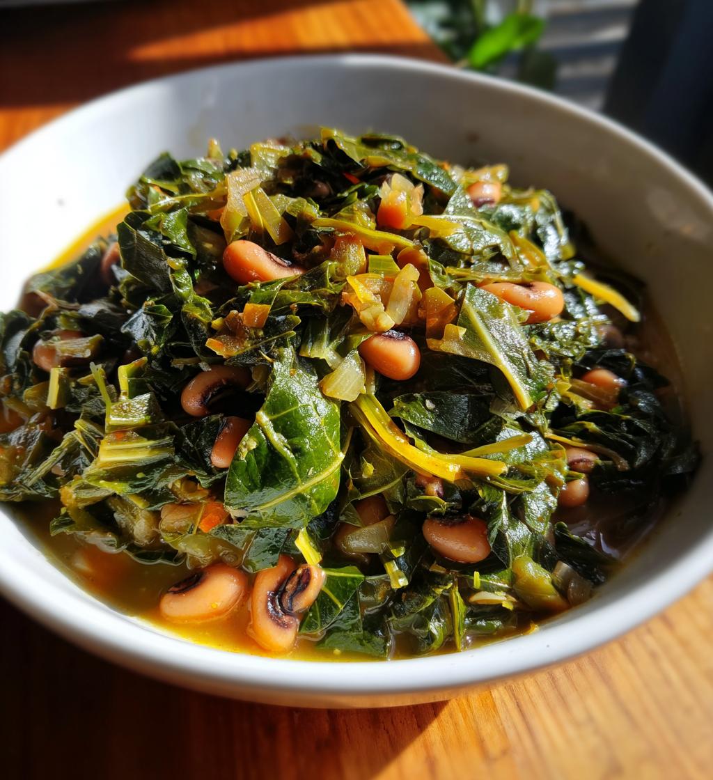 black eyed peas and collard greens recipe