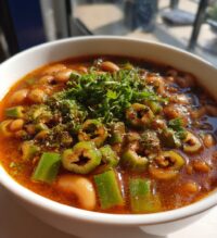 black eyed peas and okra soup
