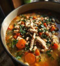 black eyed peas chicken soup