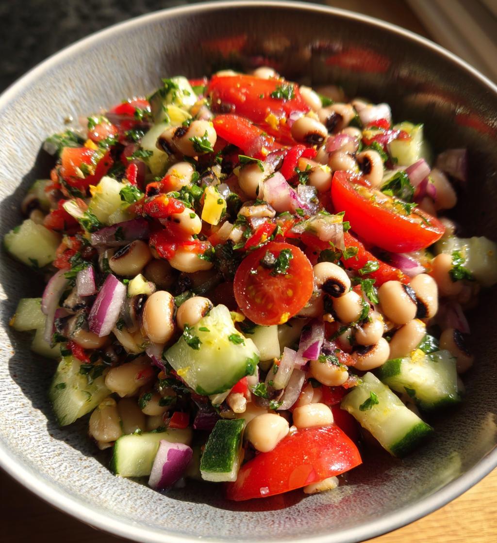 black eyed peas salad