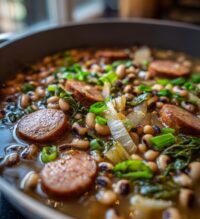 black eyed peas sausage