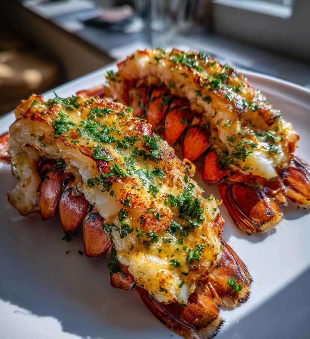 broil lobster tail in oven