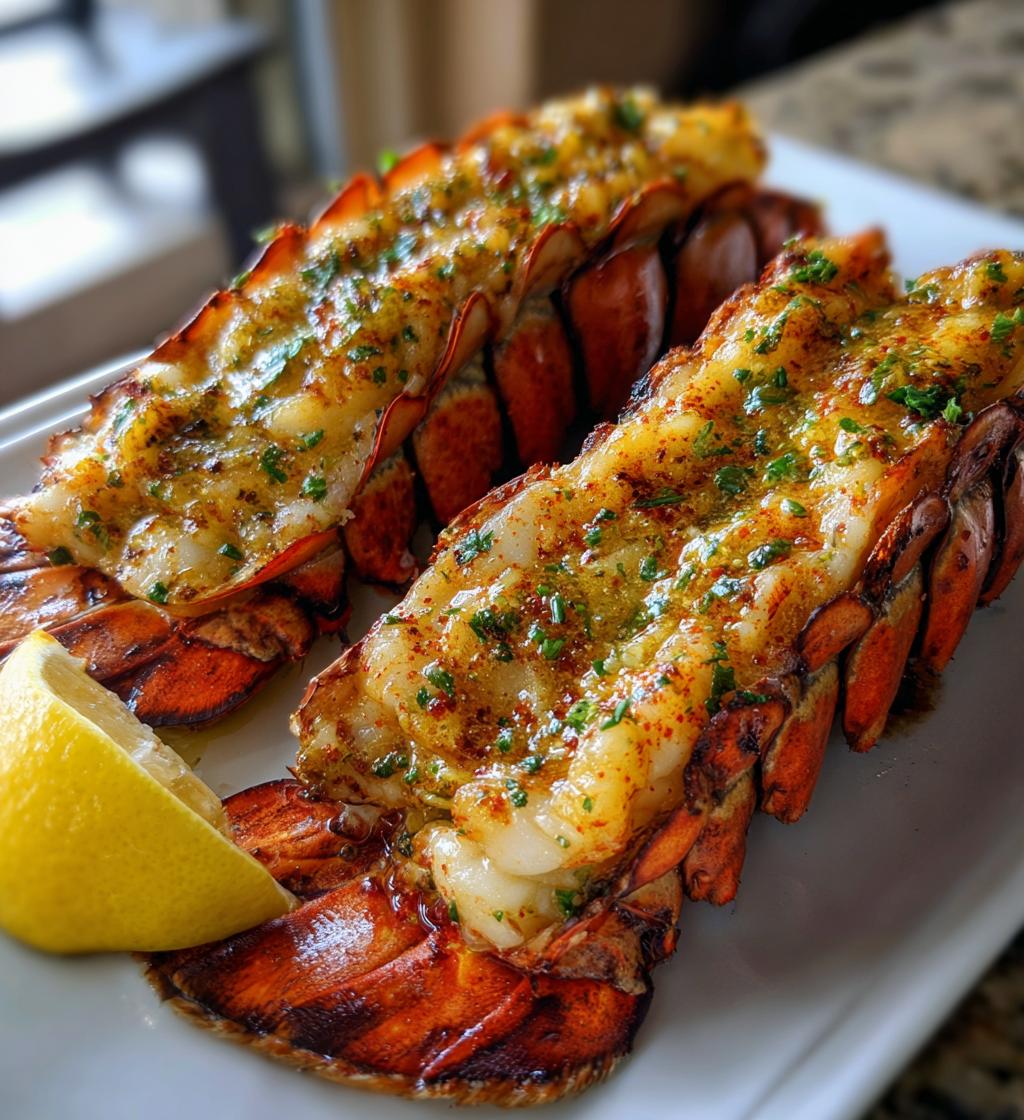 broiled lobster tails