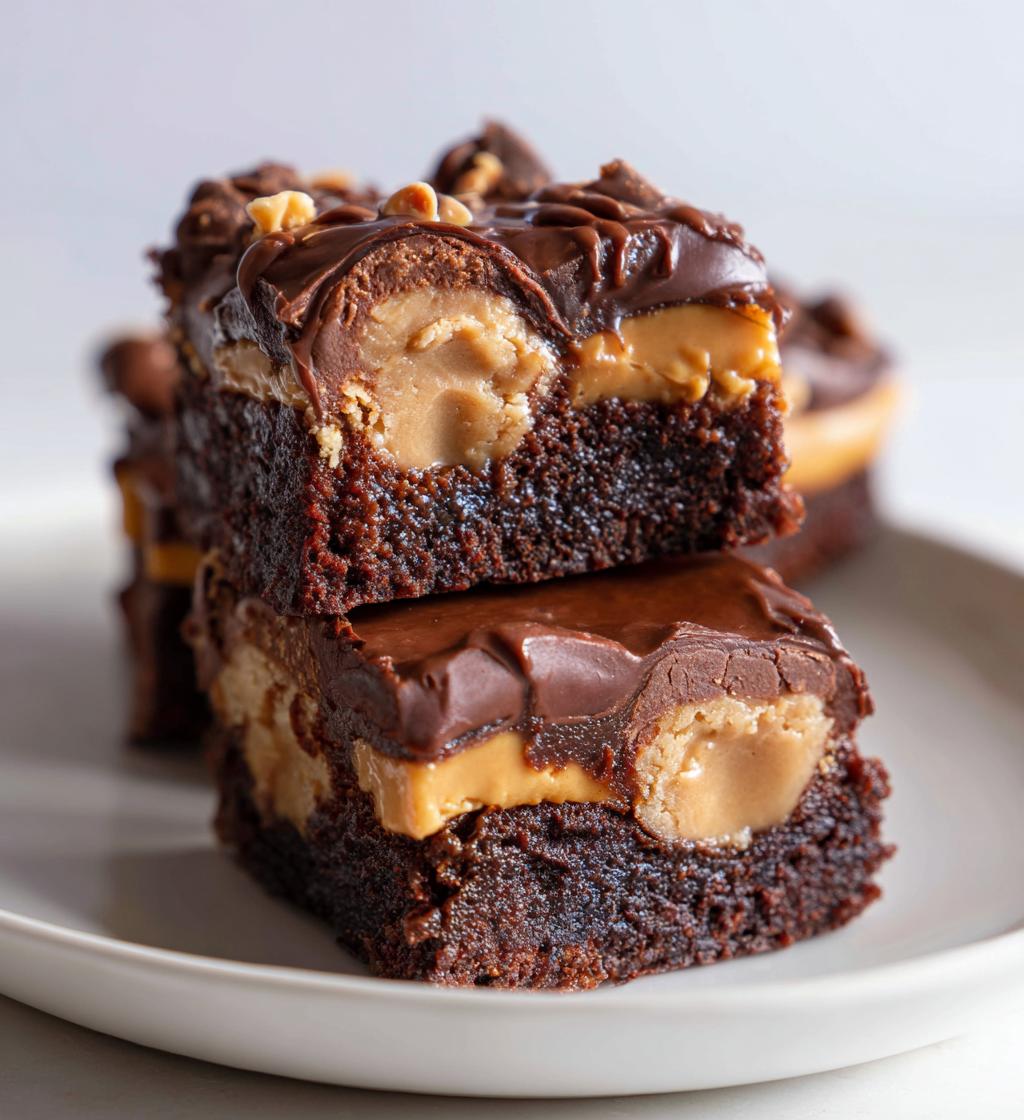 brownie buckeyes