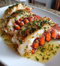 butter poached lobster