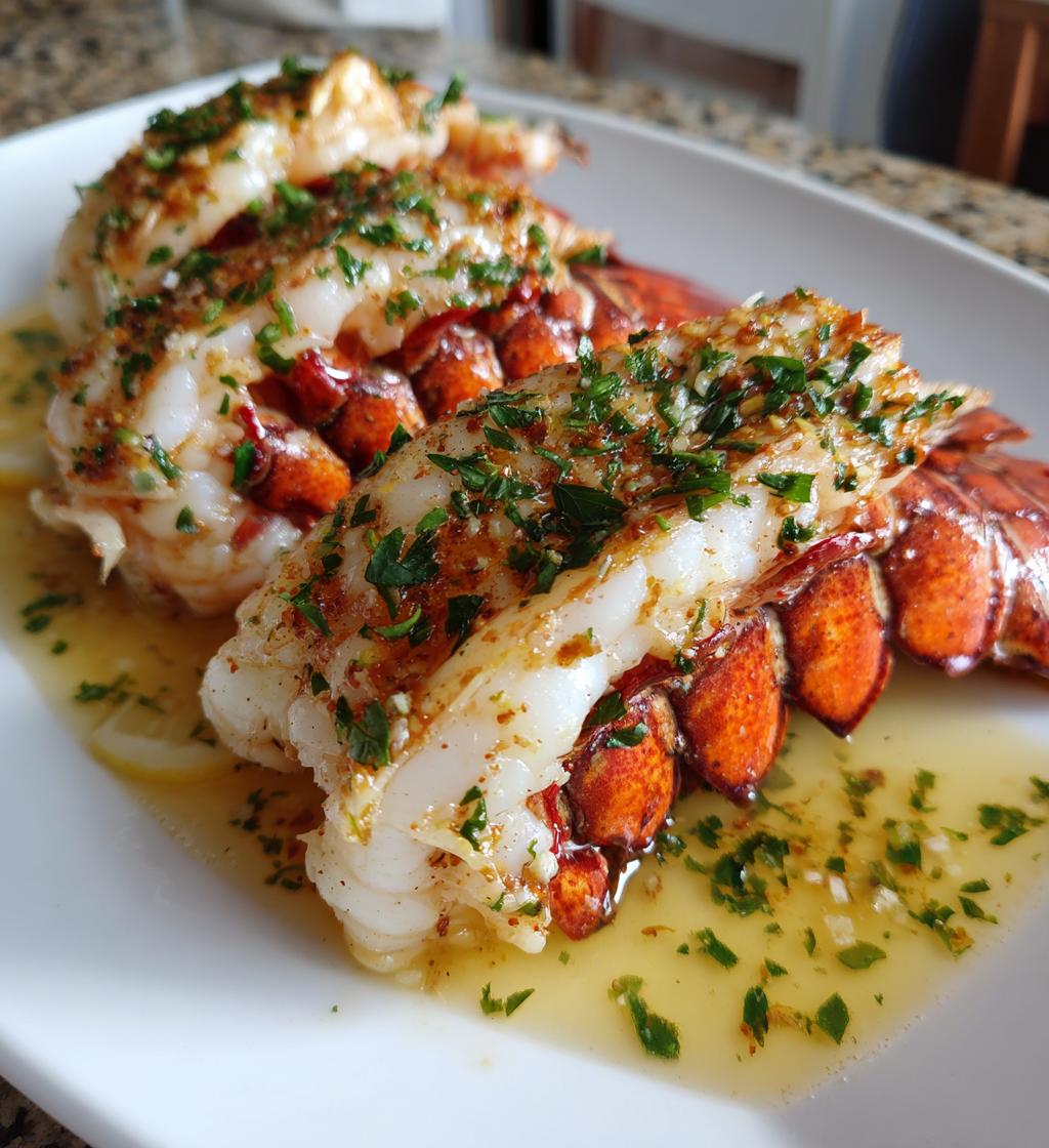 butter poached lobster