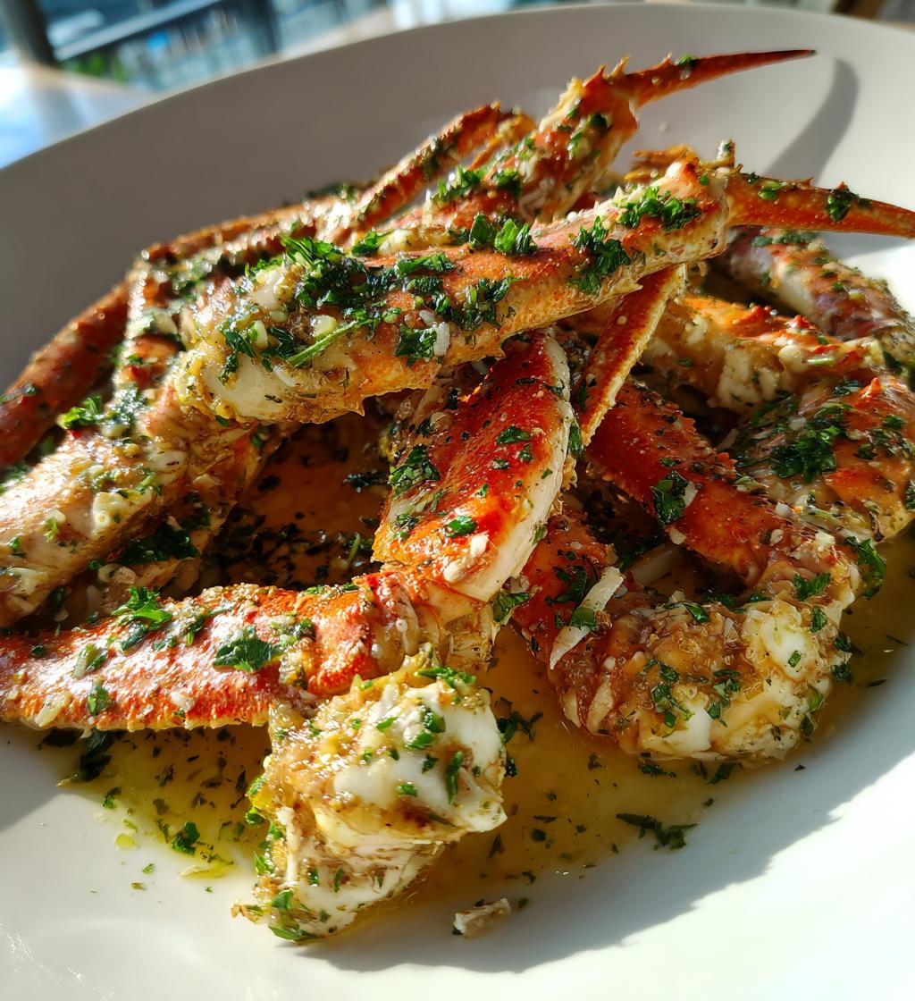 buttery crab legs