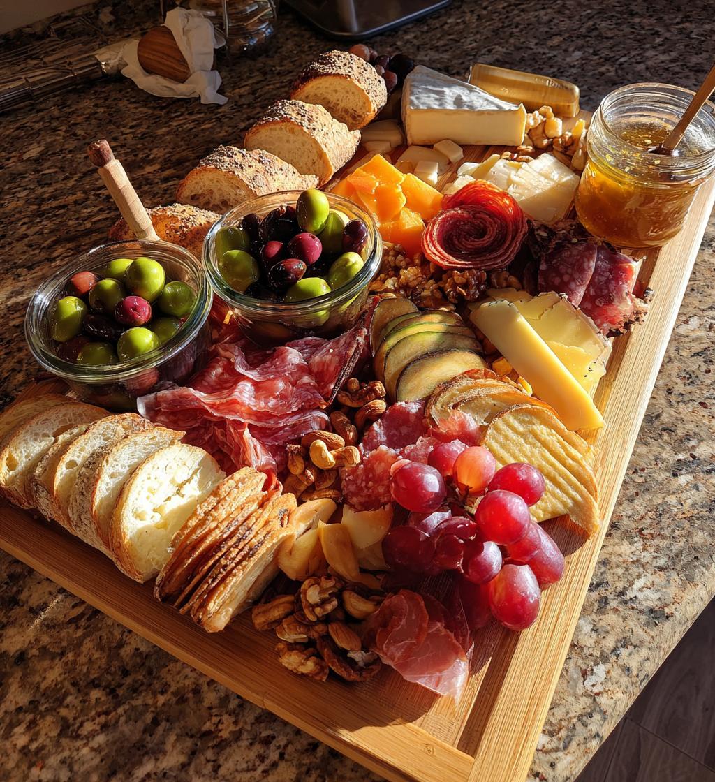 charcuterie board game day