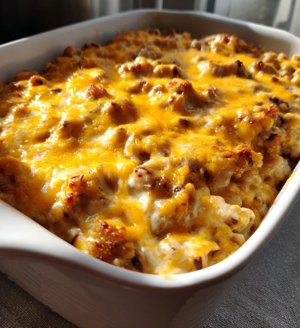 cheesy black-eyed peas dish