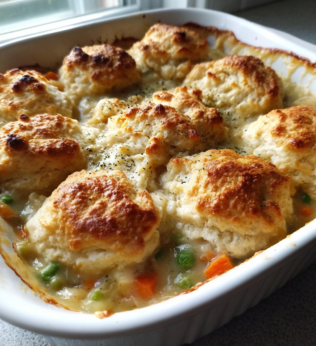 chicken potpie with red lobster biscuits
