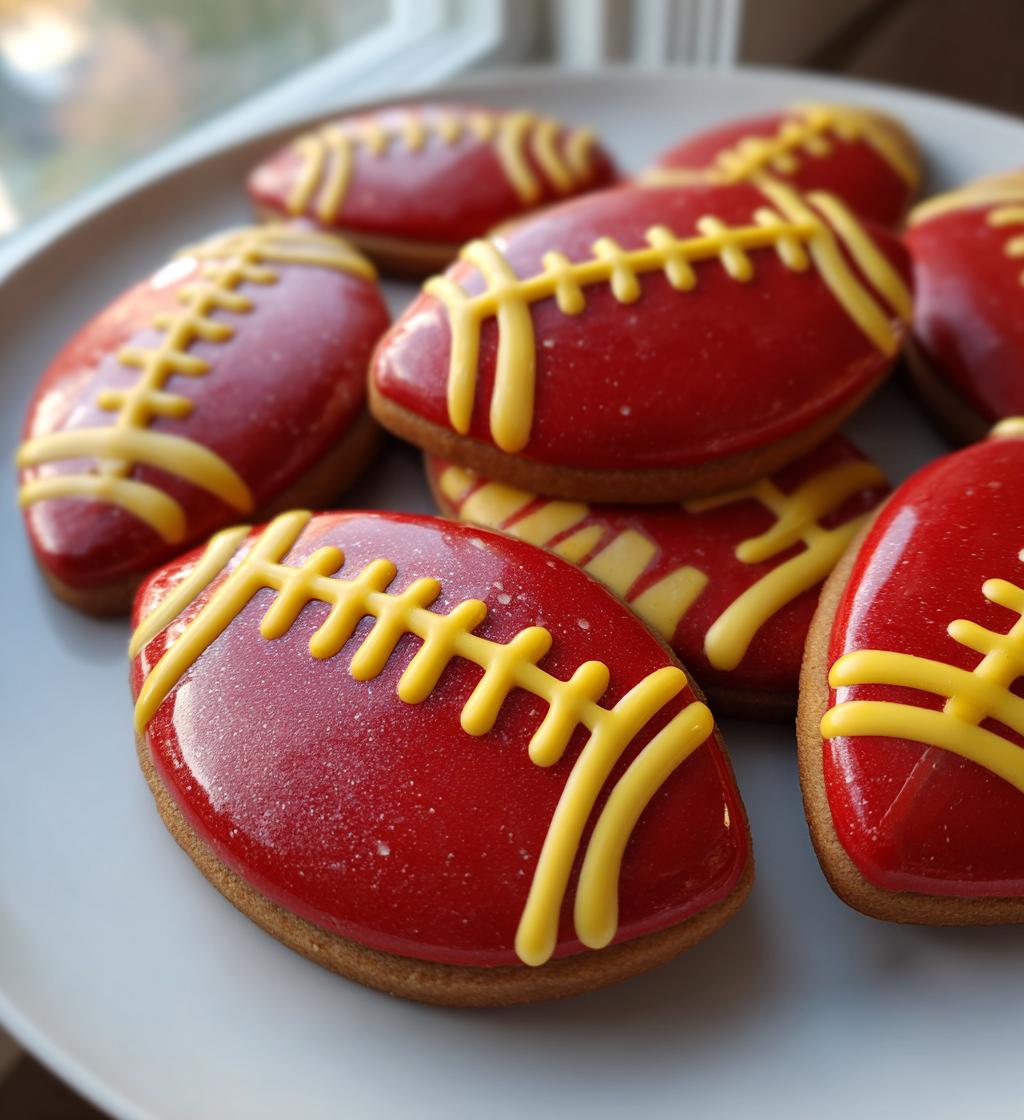 chiefs football cookies