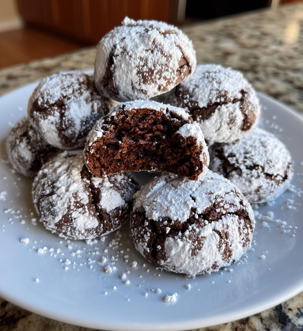 chocolate crinkle cookies recipe