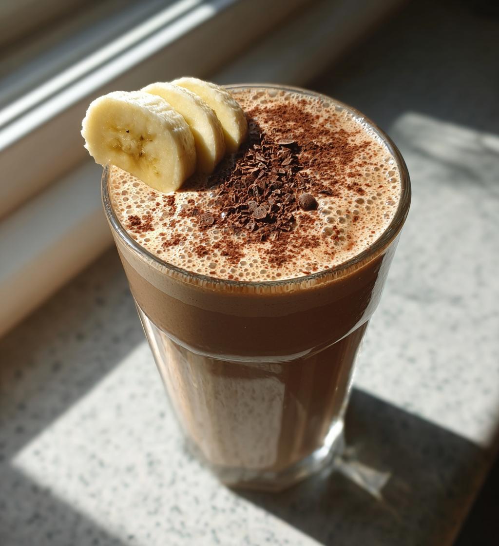 chocolate peanut butter protein shake
