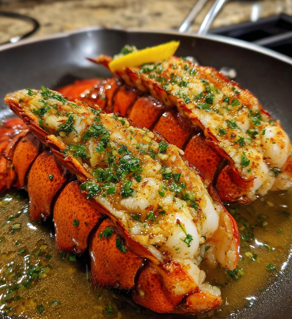 cooking lobster tails on stove