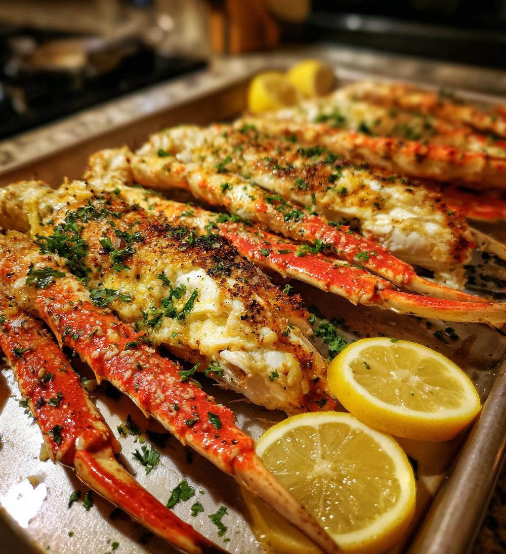 crab legs in the oven