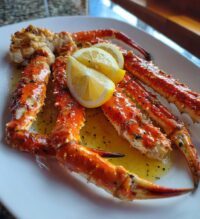 crab legs on a plate