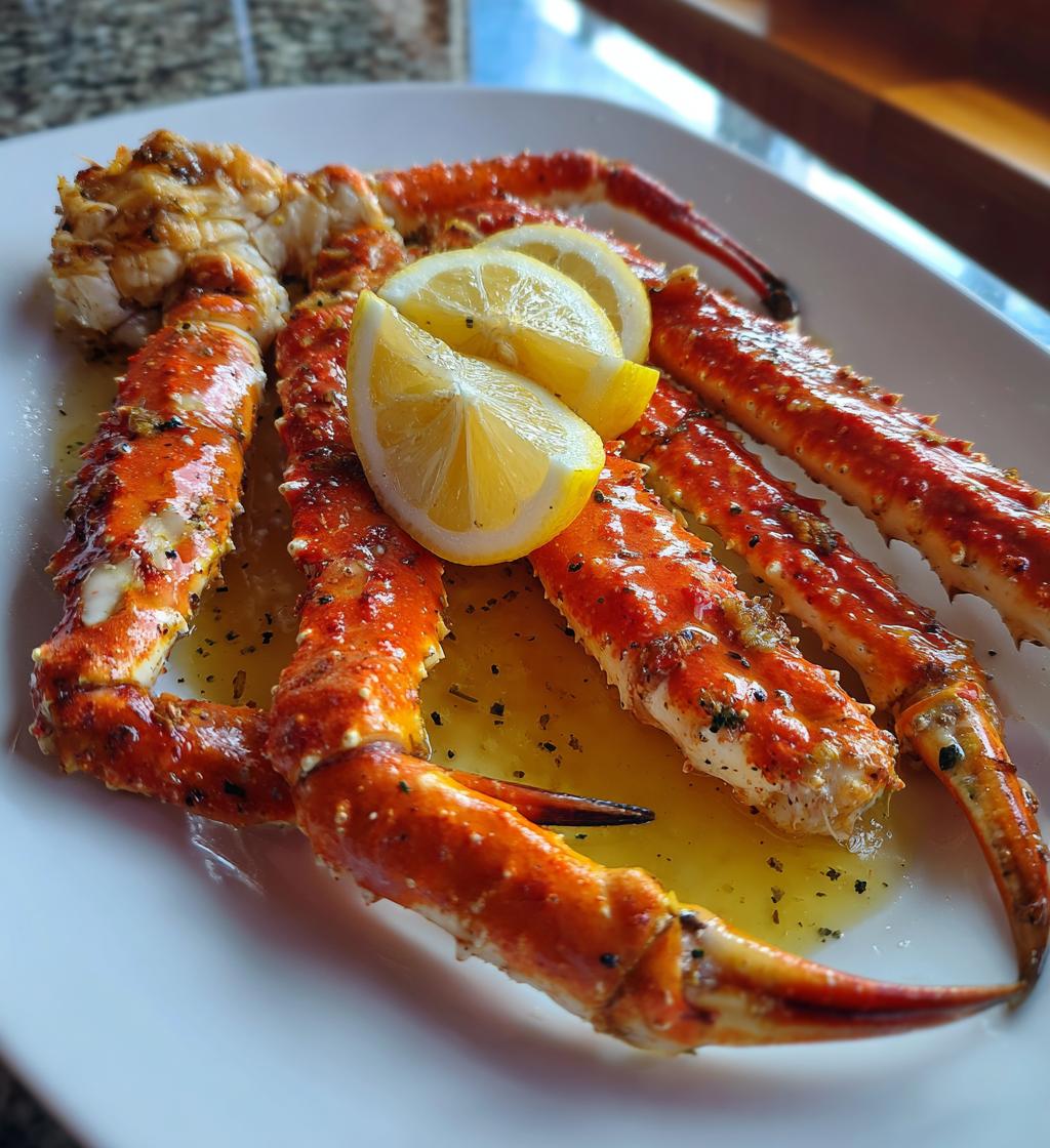 crab legs on a plate