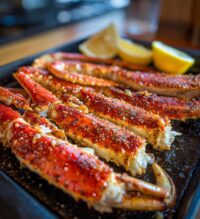 crab legs on blackstone