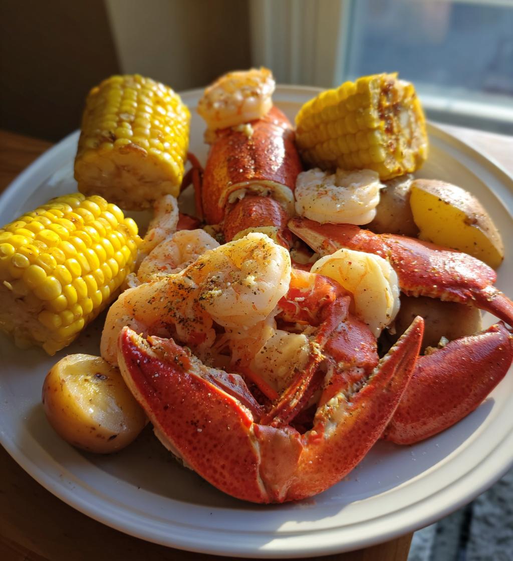 crab lobster shrimp boil