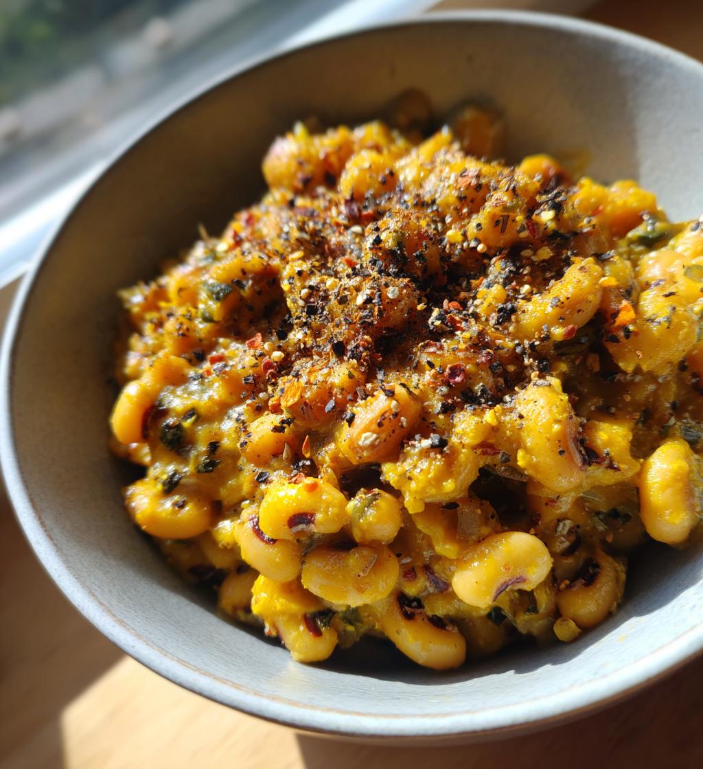 creamy black eyed peas