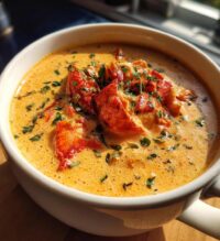 creamy lobster bisque