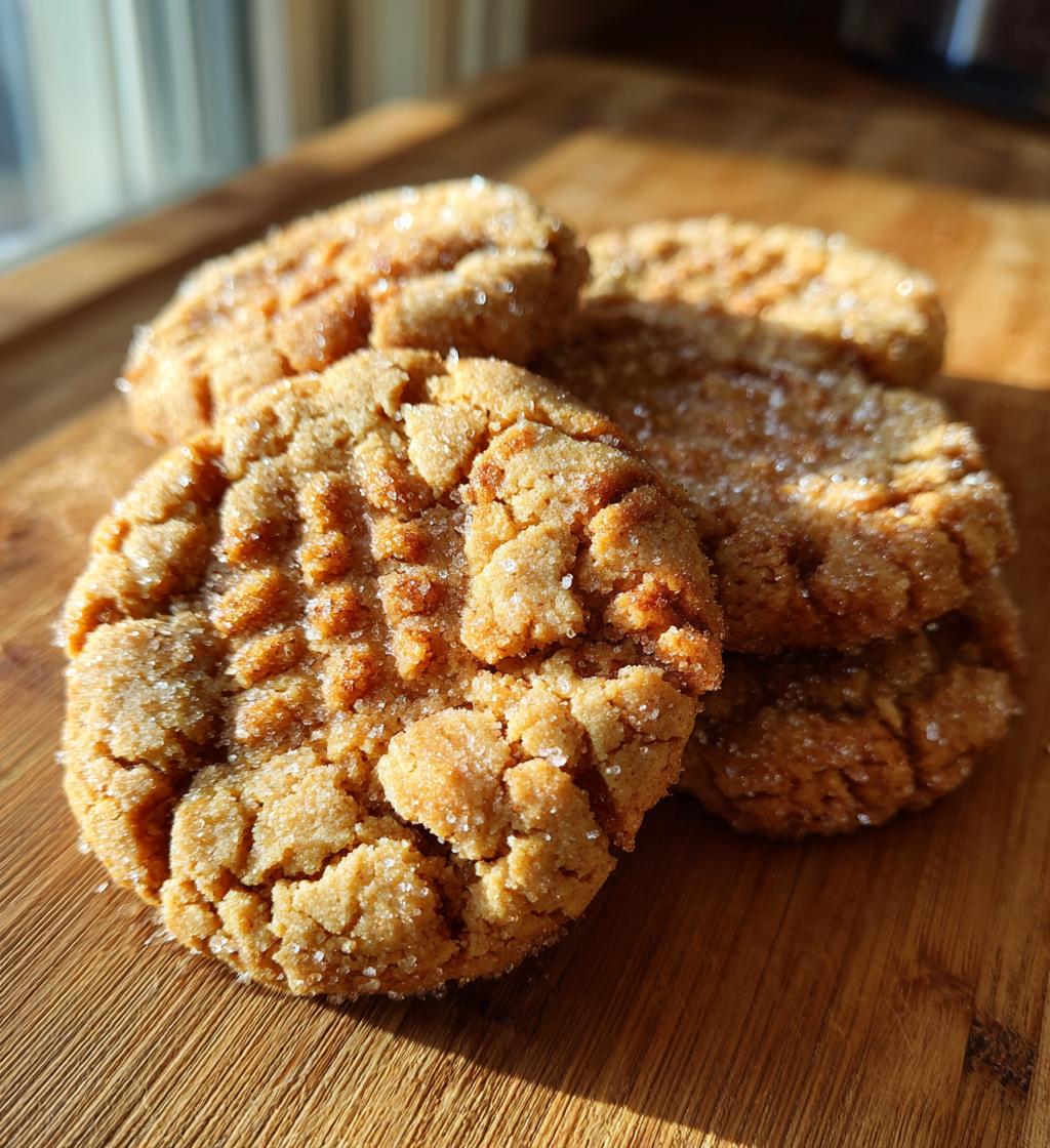 crunchy peanut butter cookies