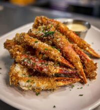 deep fried crab legs no shell