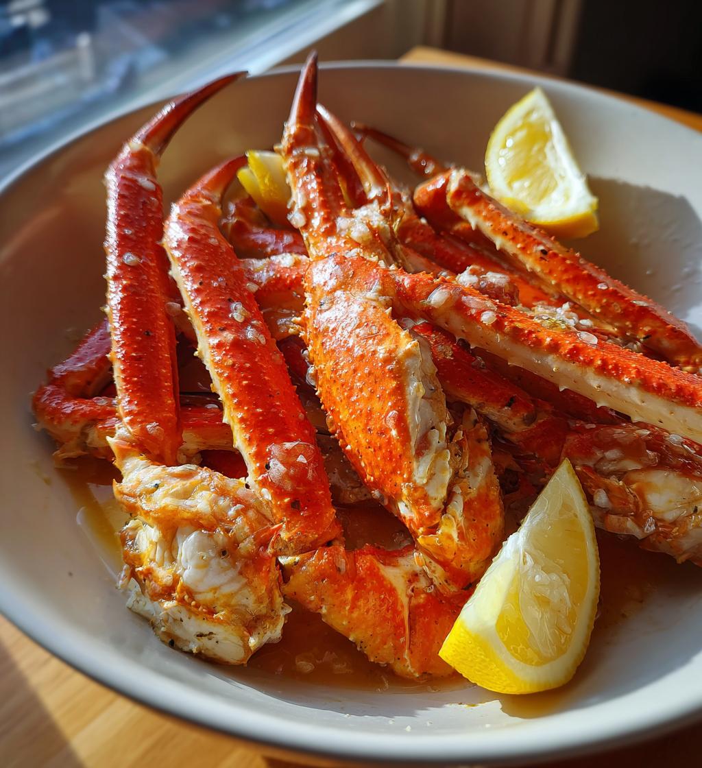 eating crab legs