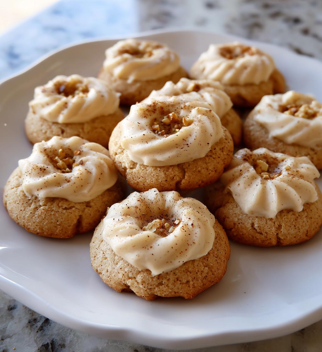 eggnog thumbprint cookies