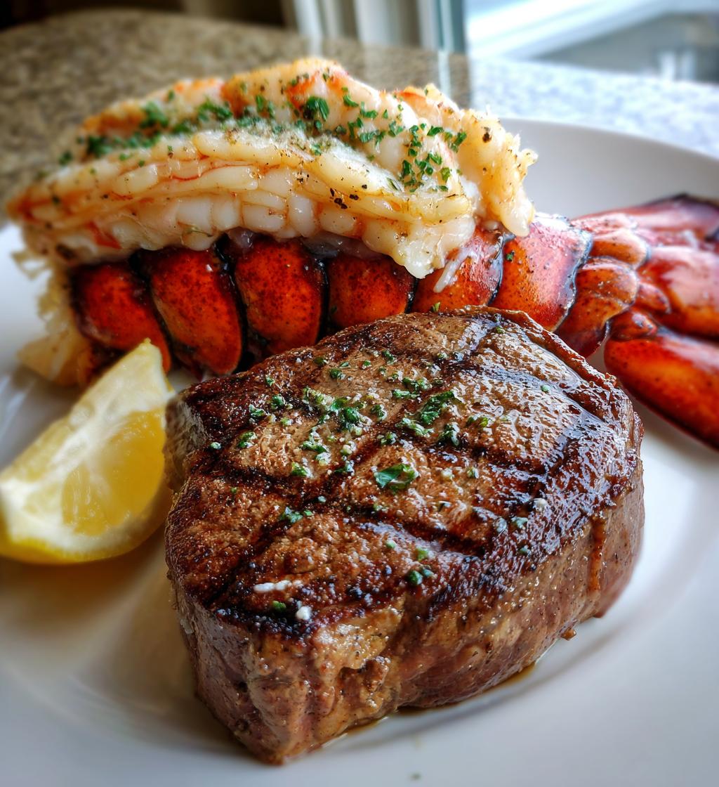 filet mignon and lobster tail